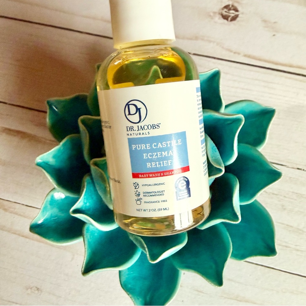 Dr Jacobs Pure Castile Eczema Relief Baby Wash & Shampoo 2oz NEW